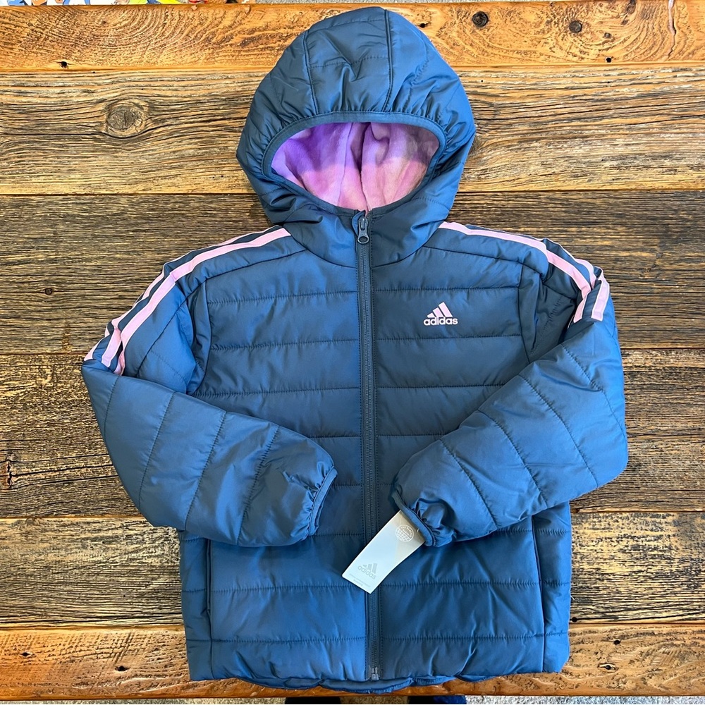 NWT Kids' Cozy 3-Stripes Puffer Jacket